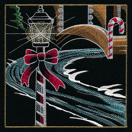 Dragons & Gingerbread Christmas Panel 5