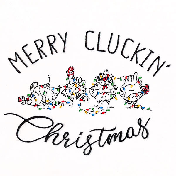 Merry Cluckin’ Christmas Chickens