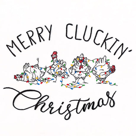 Merry Cluckin’ Christmas Chickens