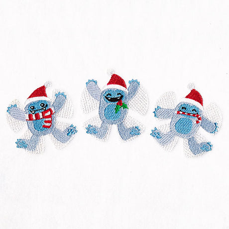 Yeti Snow Angels Border
