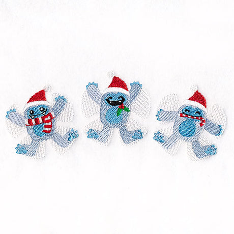 Yeti Snow Angels Border