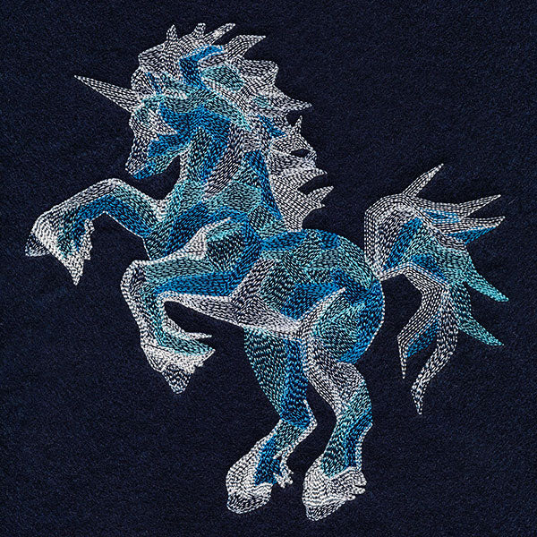 Facets of Winter Ice Unicorn