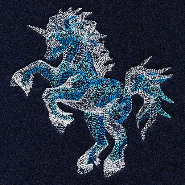 Facets of Winter Ice Unicorn