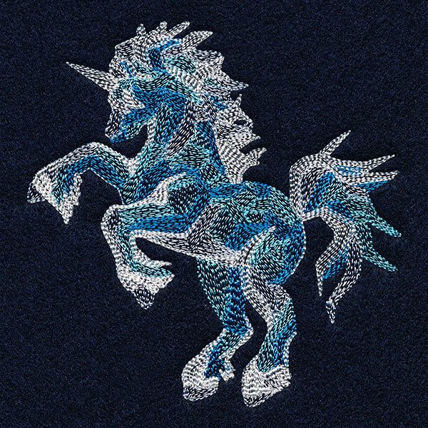 Facets of Winter Ice Unicorn