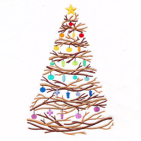 Twigs & Ornaments Christmas Tree