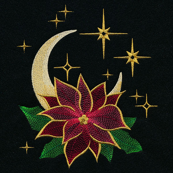 Yuletide Moon Poinsettia