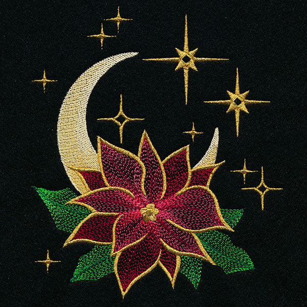Yuletide Moon Poinsettia
