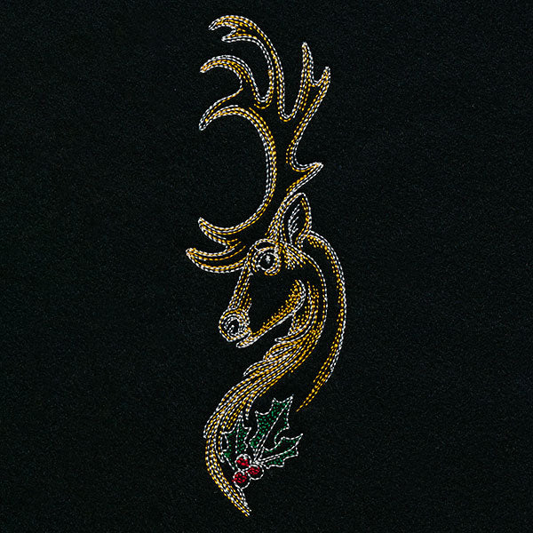 Art Nouveau Christmas Reindeer
