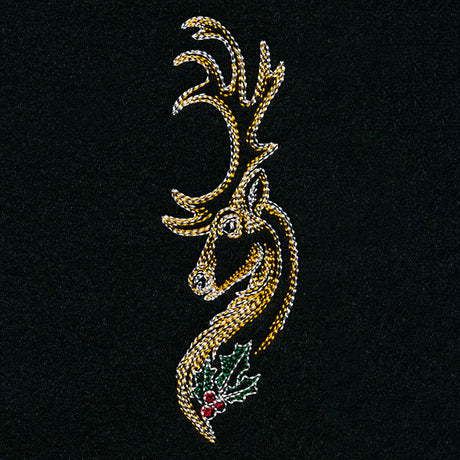 Art Nouveau Christmas Reindeer