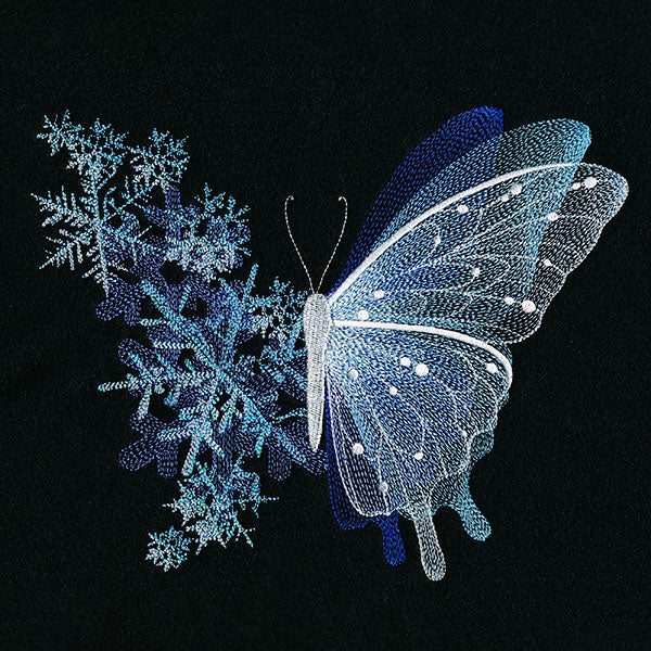 Sheer Illusions Winter Butterfly