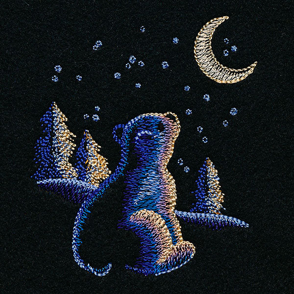 Moonlit Winter Polar Bear