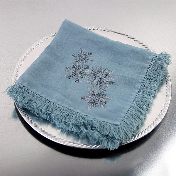 Elements of Winter Snowflake Cascade