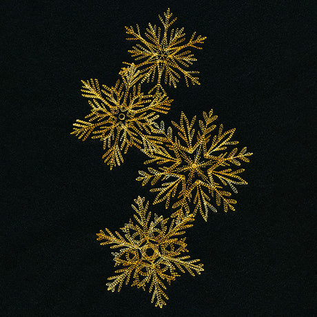 Elements of Winter Snowflake Cascade