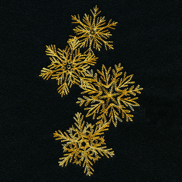 Elements of Winter Snowflake Cascade