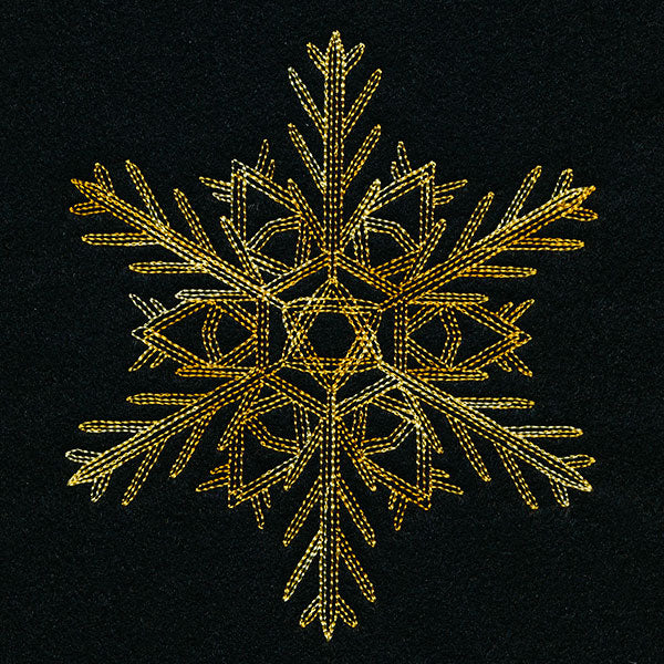 Elements of Winter Snowflake 1