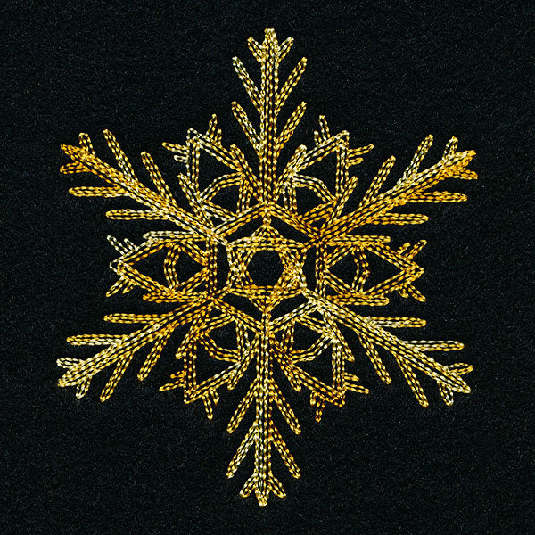 Elements of Winter Snowflake 1