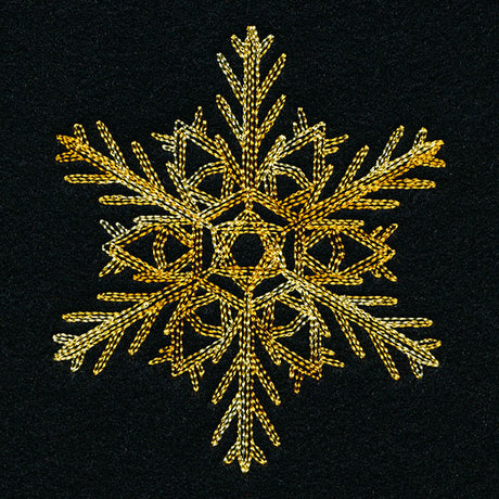 Elements of Winter Snowflake 1