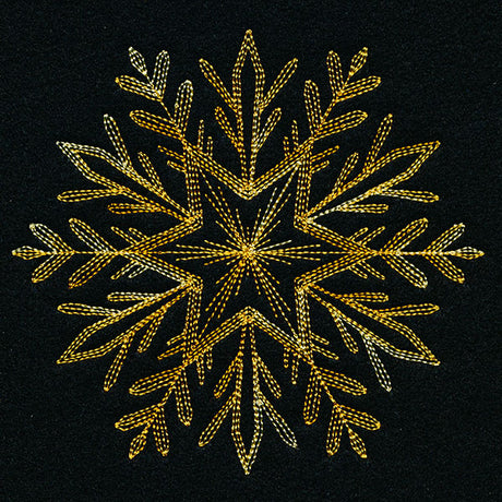 Elements of Winter Snowflake 2