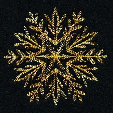 Elements of Winter Snowflake 2