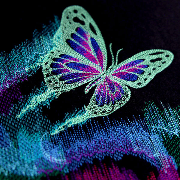 Aurora Borealis Butterfly Feature