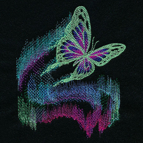Aurora Borealis Butterfly Feature