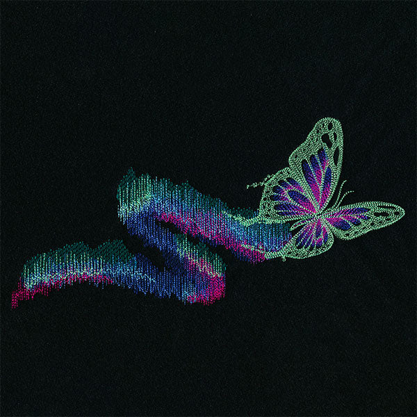 Aurora Borealis Butterfly Border