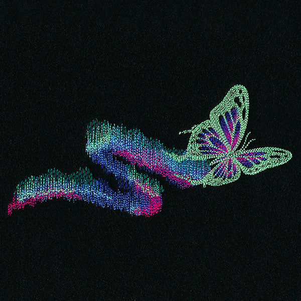 Aurora Borealis Butterfly Border