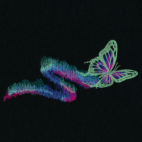 Aurora Borealis Butterfly Border