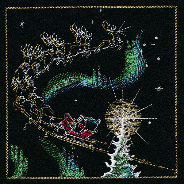 Reindeer & Gingerbread Christmas Panel 2