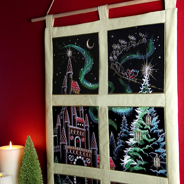 Reindeer & Gingerbread Christmas Panel 2