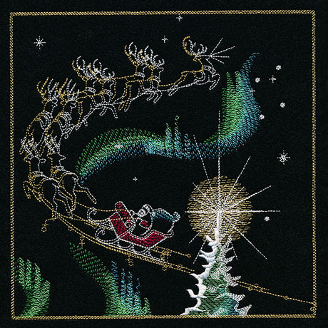 Reindeer & Gingerbread Christmas Panel 2