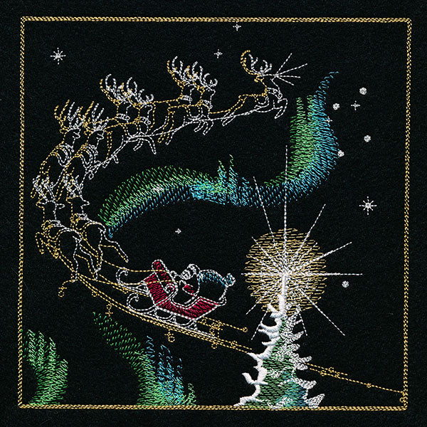 Reindeer & Gingerbread Christmas Panel 2