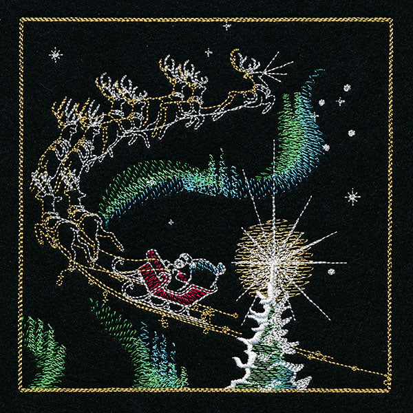 Reindeer & Gingerbread Christmas Panel 2