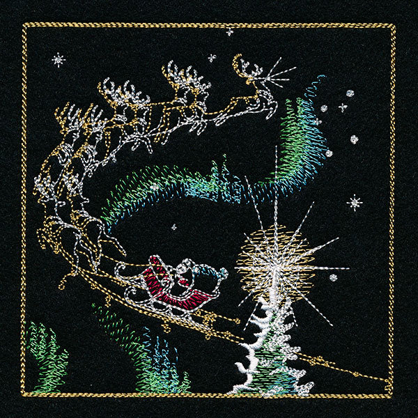 Reindeer & Gingerbread Christmas Panel 2