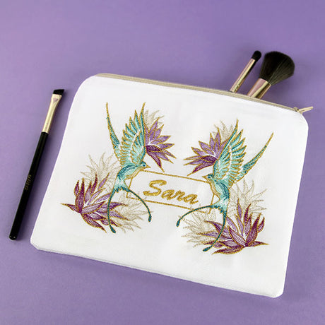 Elegant Swallow Quilt Label