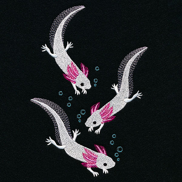 Swimming Axolotl Feature