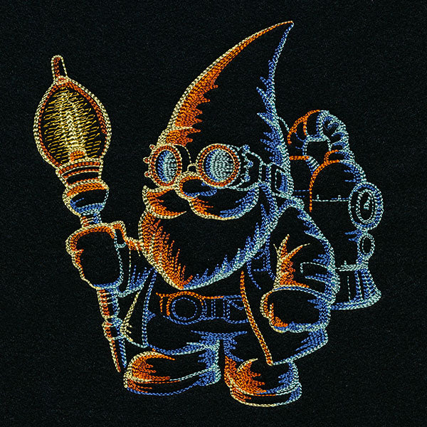 Glowing Steampunk Gnome