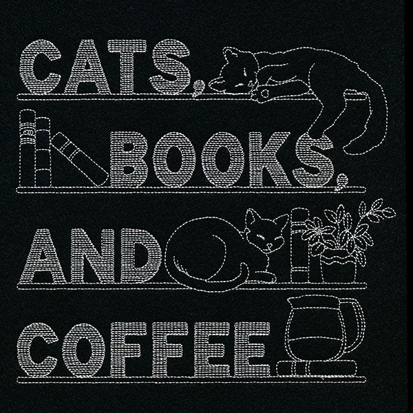 Cats Books and Coffee