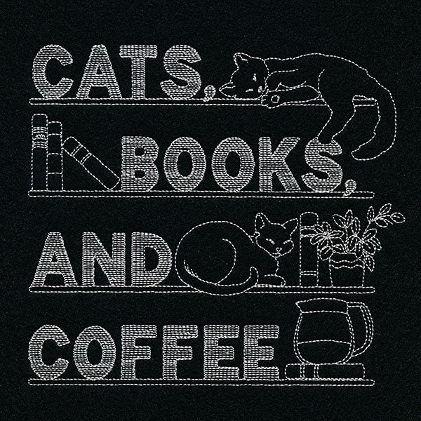 Cats Books and Coffee
