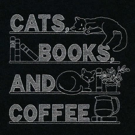Cats Books and Coffee