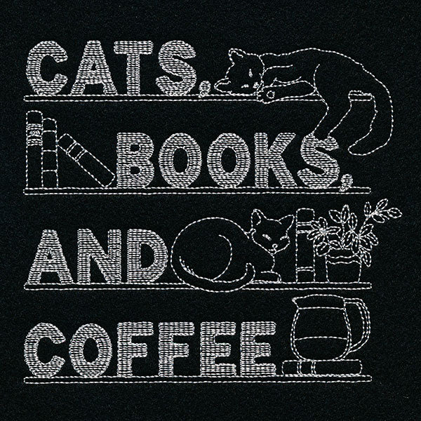 Cats Books and Coffee