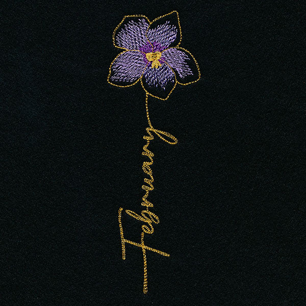 February Birth Flower - Violet