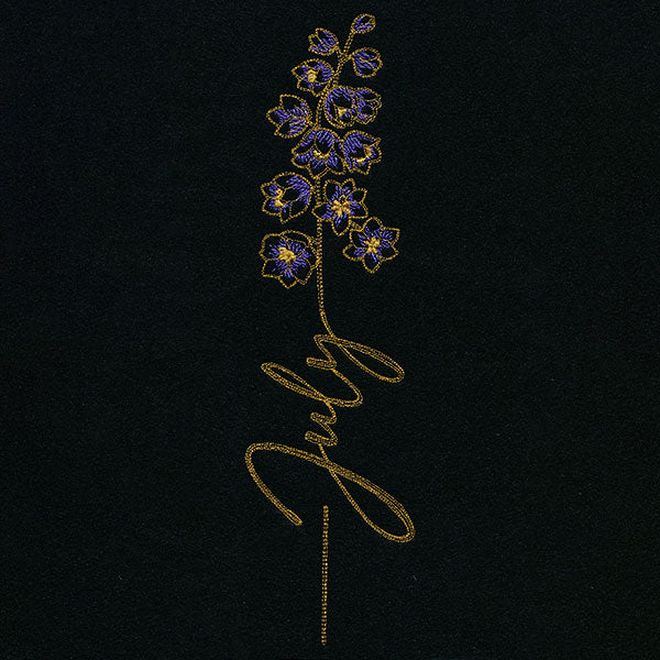 July Birth Flower - Larkspur