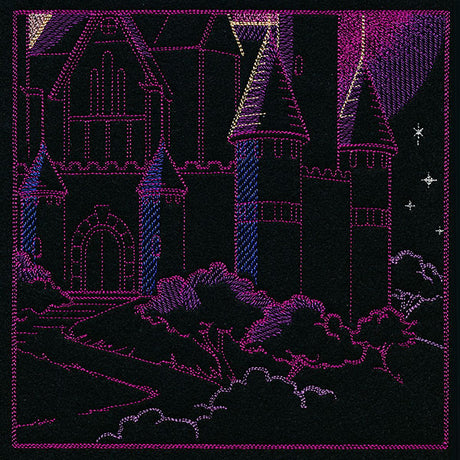 Fairytale Castle Scene Panel 4