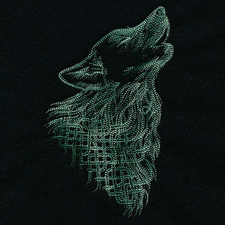 Knotwork Illusions Wolf