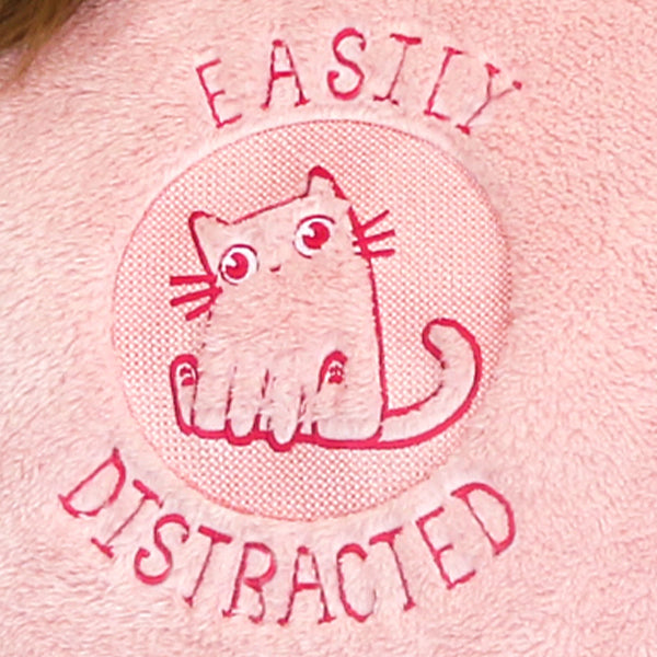 Easily Distracted Cat (Embossed)