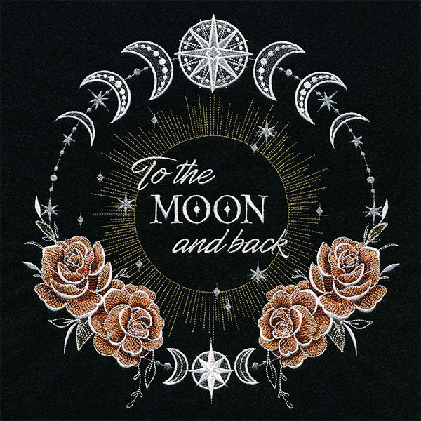 Phases and Roses Wreath