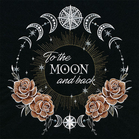 Phases and Roses Wreath