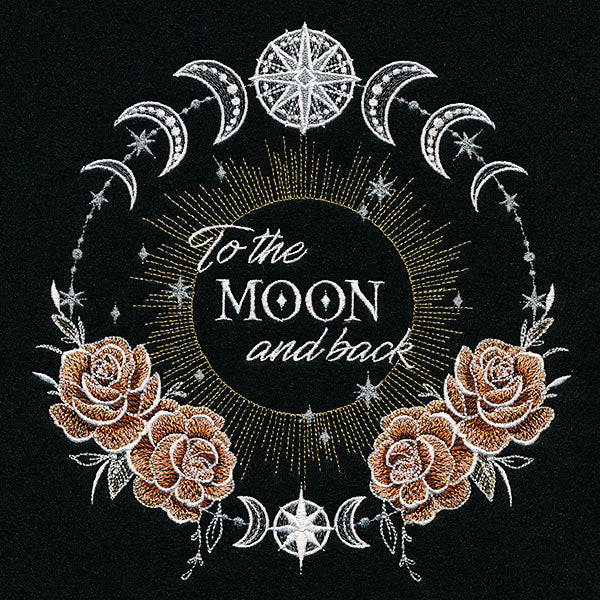 Phases and Roses Wreath