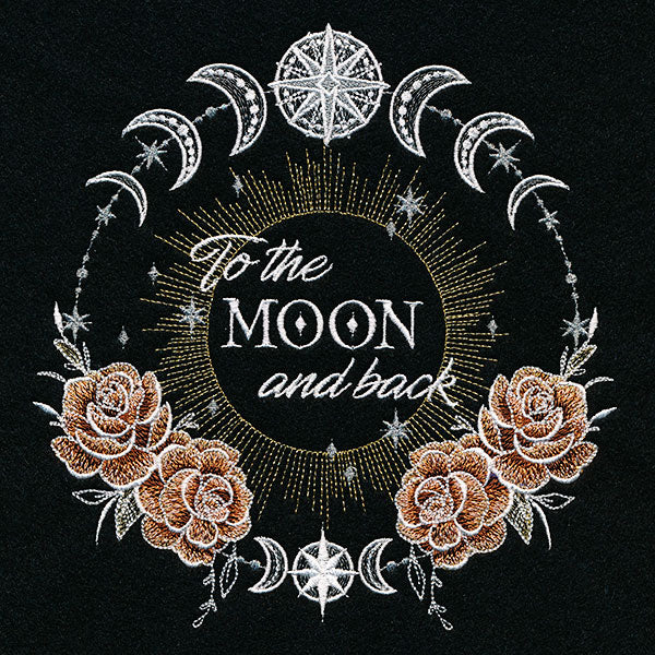 Phases and Roses Wreath